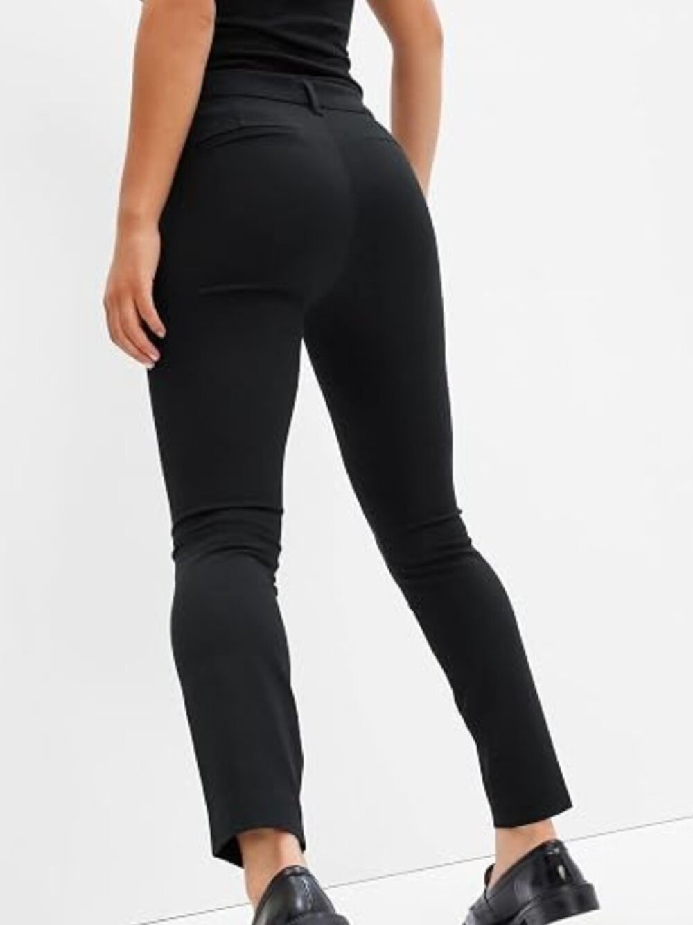 Gap Womens Skinny Ankle Pants in Bi-Stretch Black Size 20